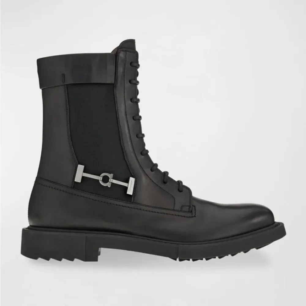 Men's Salvatore, Ferragamo, Iglesias, gancio Chelsea boots size 8.5 EE